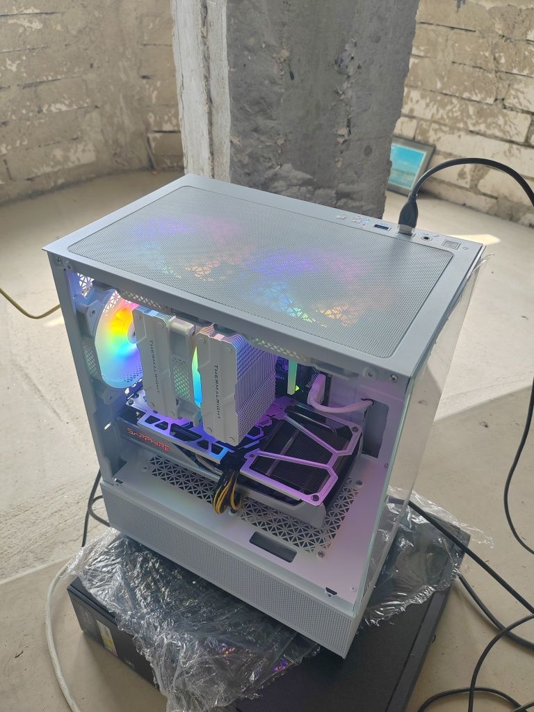 Pc gaming nou garantie wifi/ryzen 5 5500/rx5500xt/16gb rgb/ssd  1 tb