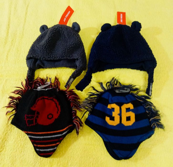 Новые шапочки для мальчиков