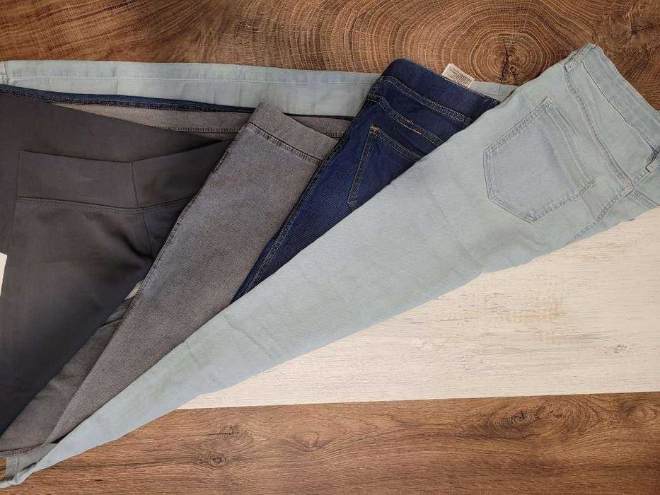 4 бр Запазени дънки и клинове за училище 146 - 152 см / плюс 1 подарък