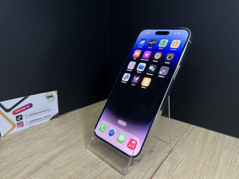 iPhone 14 Pro Max 128Gb Silver 3 ani garanție, Telefoane Mureș