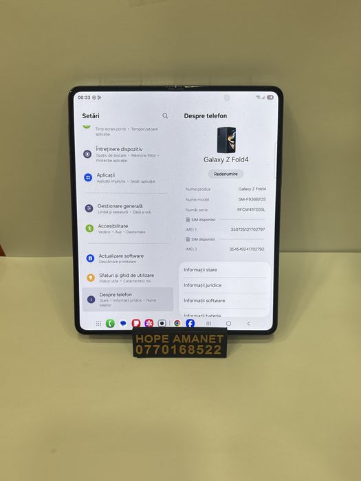 Hope Amanet P1/ Samsung Z Fold 4 512 GB 12 GB RAM #36557