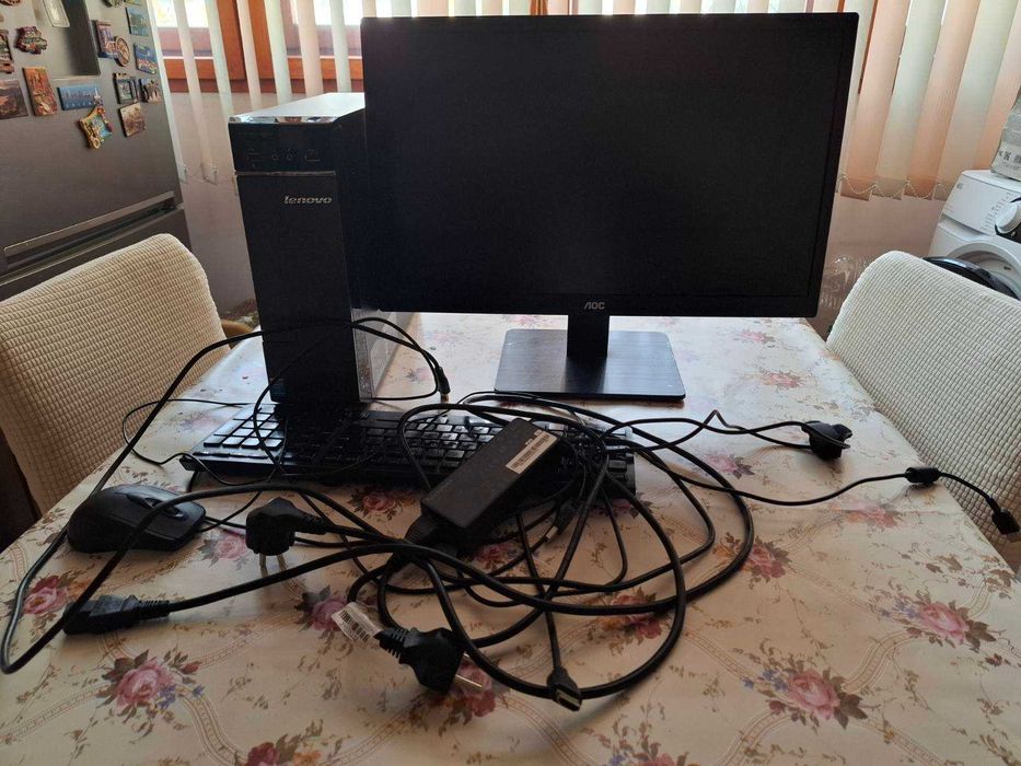 Комплект компютър + монитор – напълно готови за употреба!