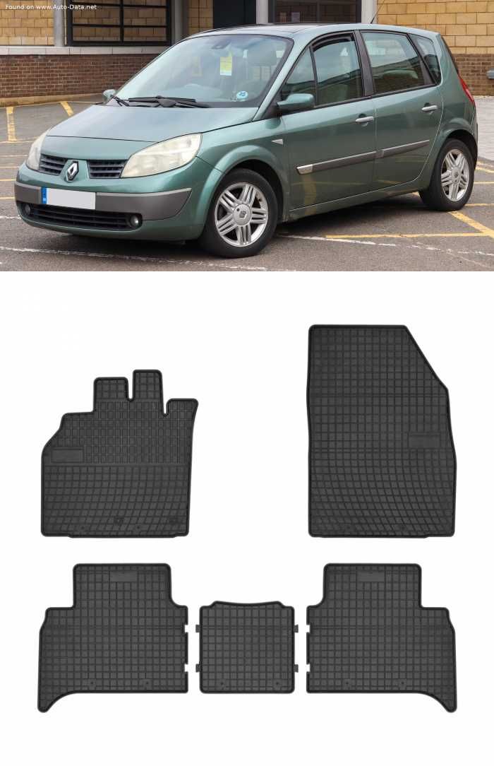 Гумени стелки Frogum съвместими с Renault Scenic 2003-2016