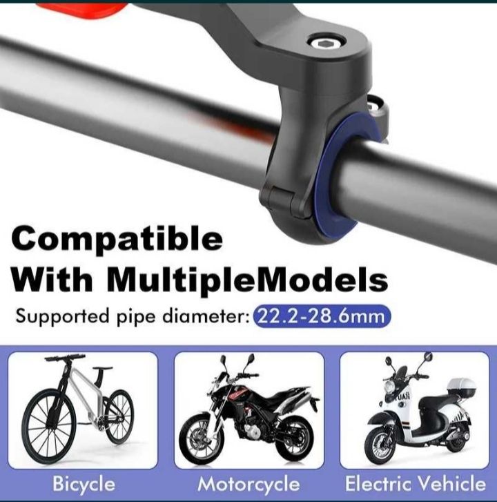 Suport smartphone eliberare rapidă compatibil Quadlock bicicleta moto