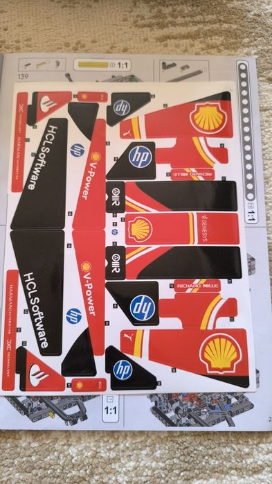 Tip lego F1 Ferrari 42207