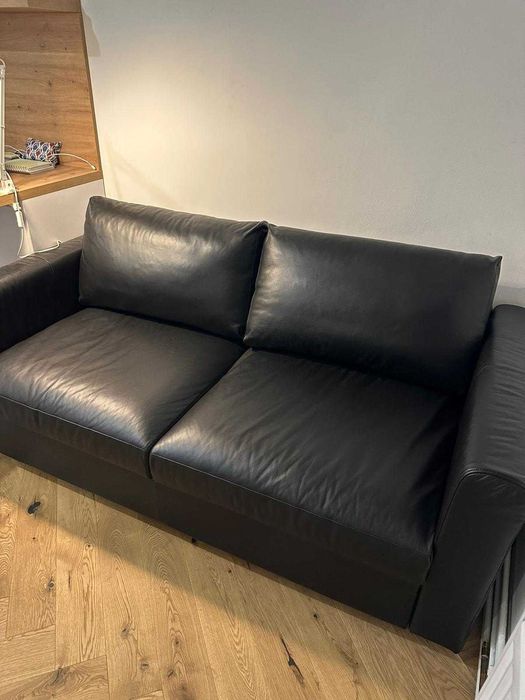 Canapea VIMLE (ikea) extensibilă 2 locuri, Grann/Bomstad negru,