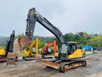 Excavator senile cu lama Volvo EC 160 C, an 2011, 17 tone, 9.300 ore !