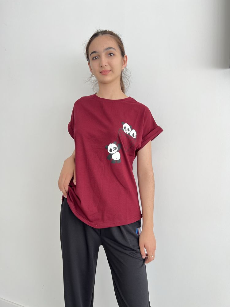 Ayollar oversize(standart o’lcham) fudbolkasi, XB laykrali