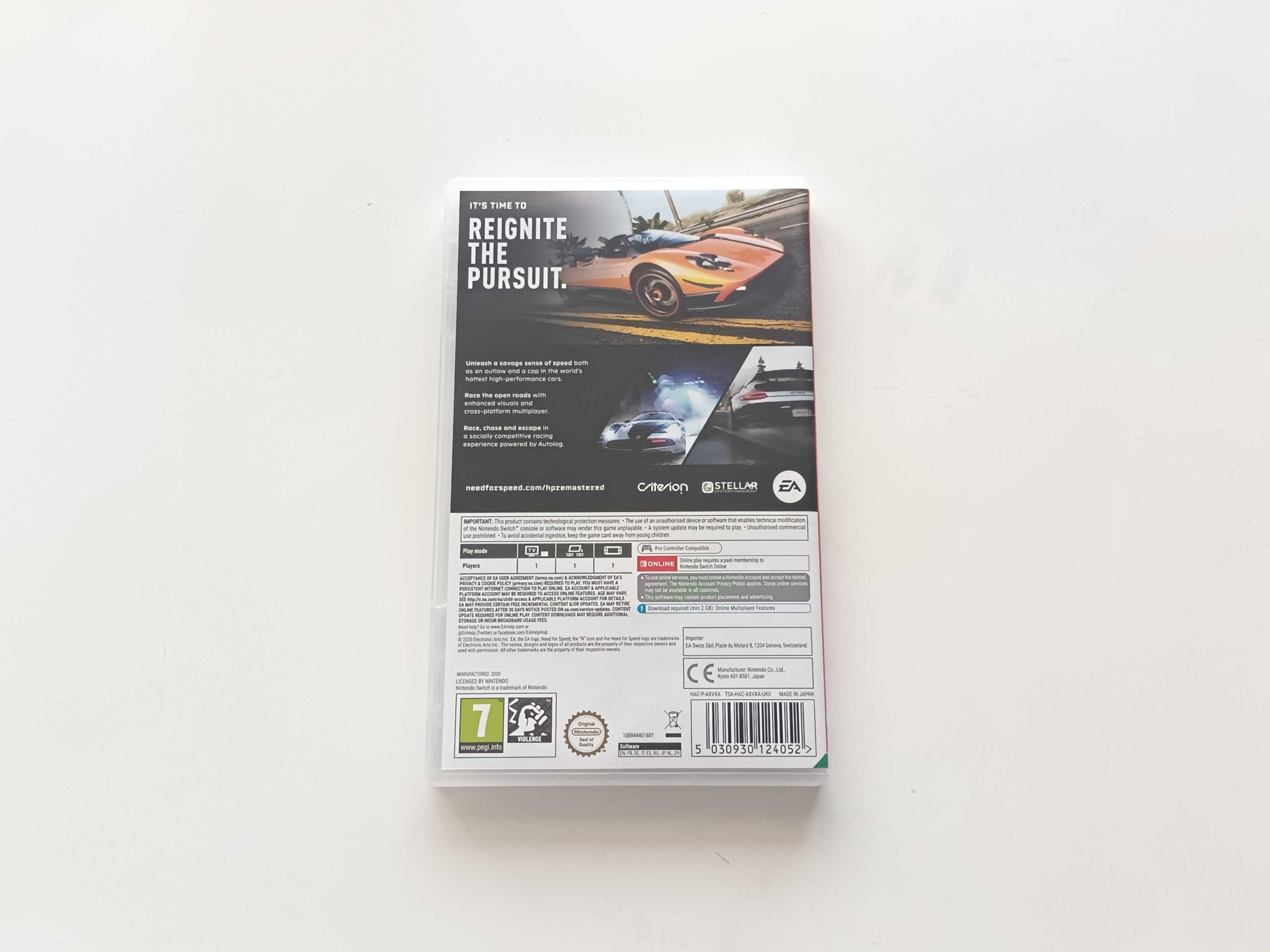 Need for Speed Hot Pursuit Remastered Nintendo Switch