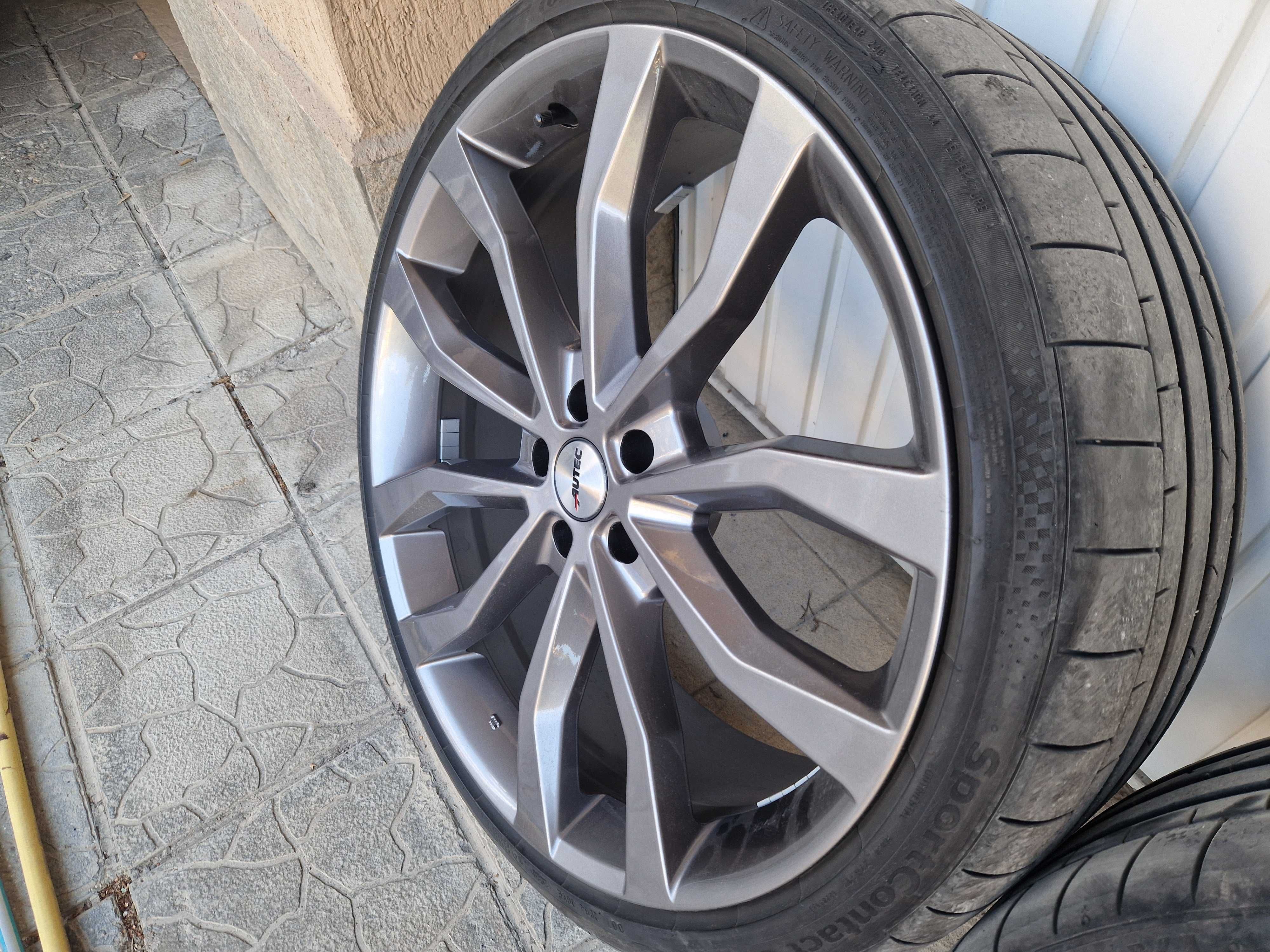 5 броя джанти AUTEC 9.0Jx21  +  гуми Continental SportContact 6