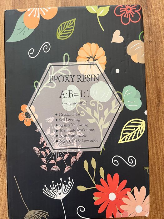 Кристално чиста епоксидна смола 1:1 за бижута, декорации и арт проекти