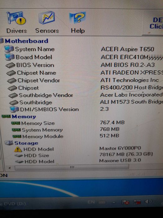 Unitate PC Asus Aspire T650