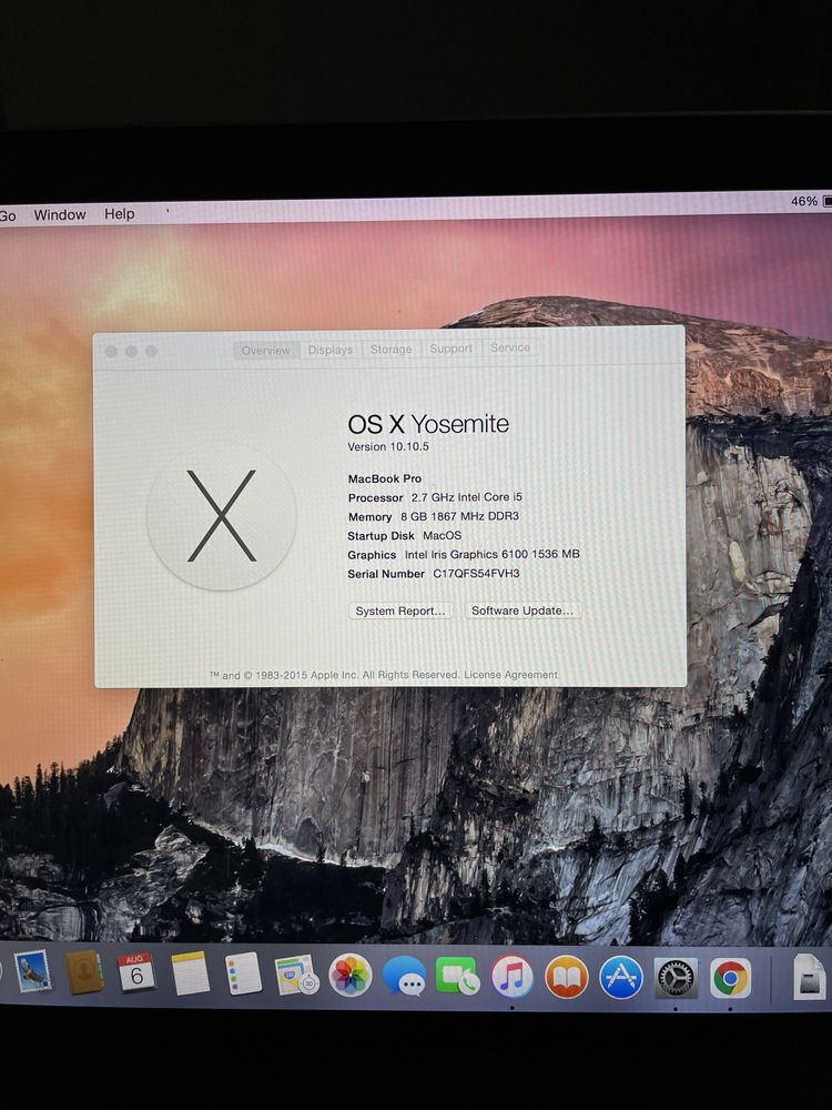 MacBook Pro 13 - 2015 (A1502) На части или за възстановяване