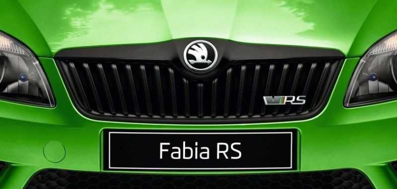 Emblema VRS grila fata sau spate Skoda, Negru, Chrom, Rosu