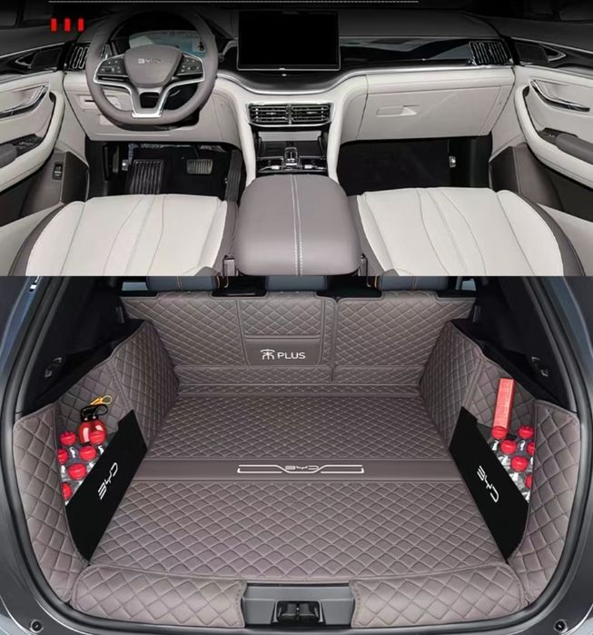 Коврик в багажник BYD Song plus, чехол для багажника BYD