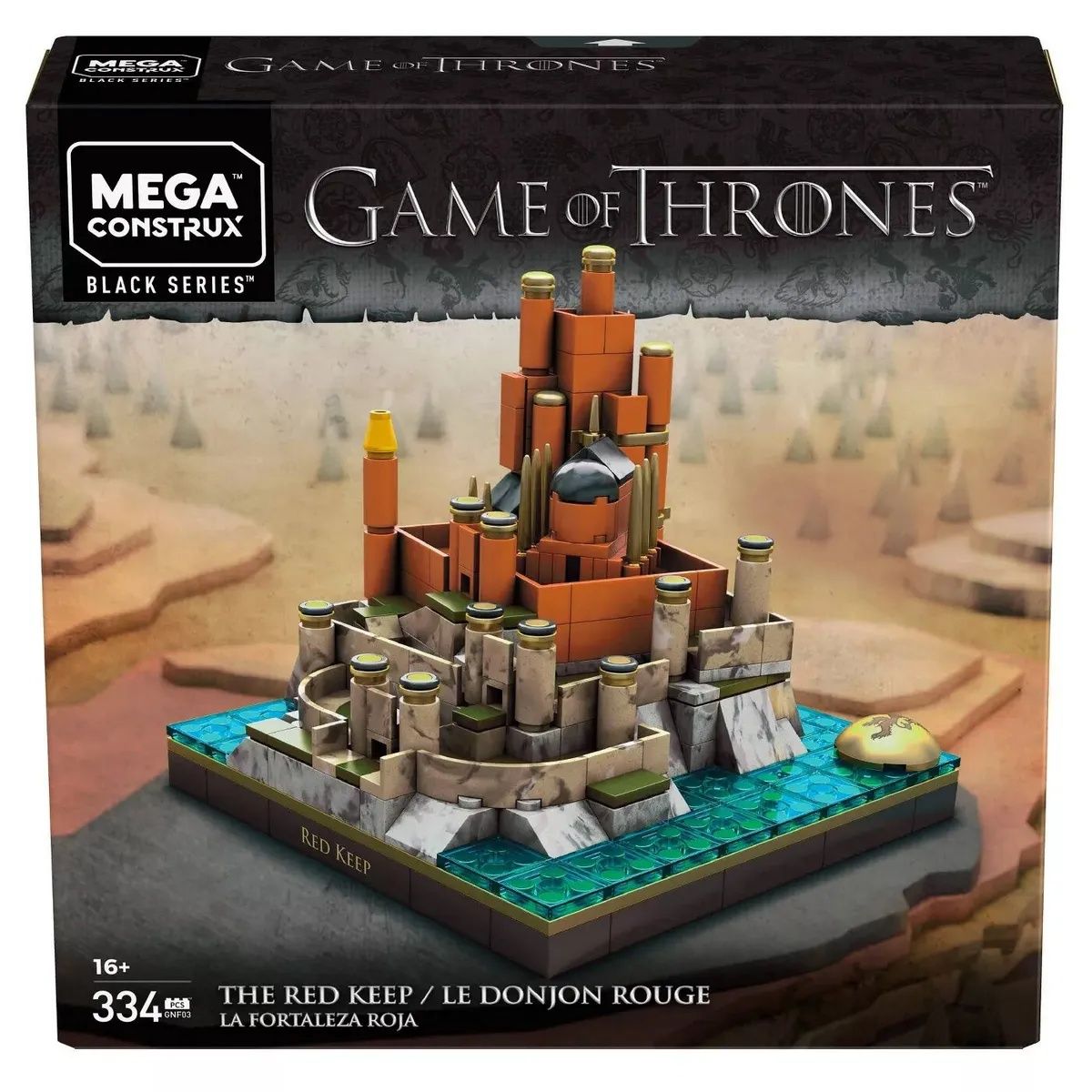 THE RED KEEP mega construx bloks black series GAME OF THRONES