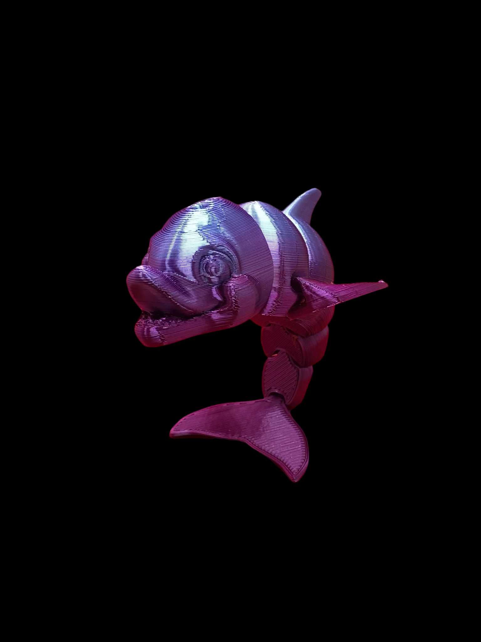 Delfin Articulat, Printat 3D