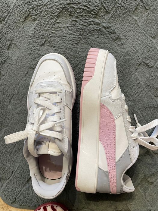 Кецове PUMA - бяло и розово