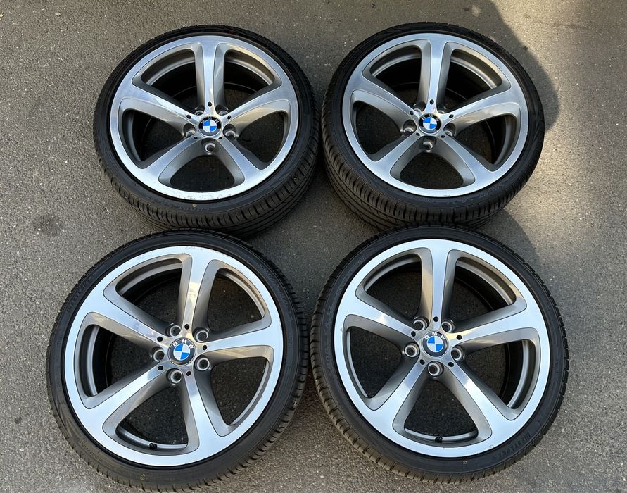 Jante bmw style 249, in 2 latimi cu anvelope noi de vara