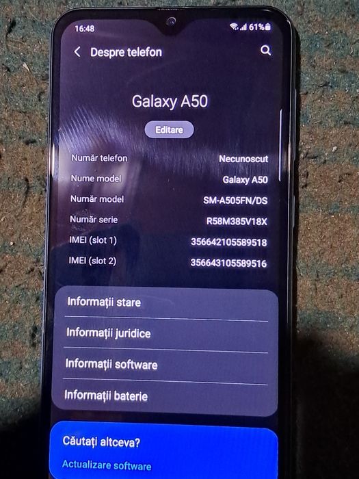 Vand samsung a50 perfect functional