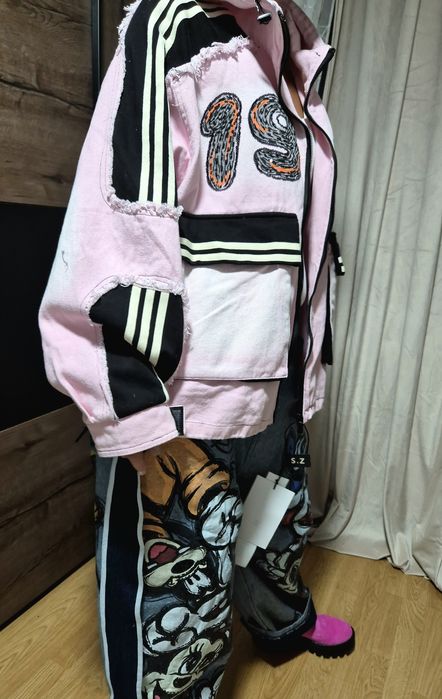 Geaca denim model coreean in voga