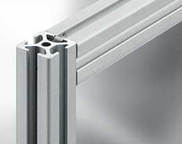 Конструктивен алуминиев профил 30х30мм, 10мм слот