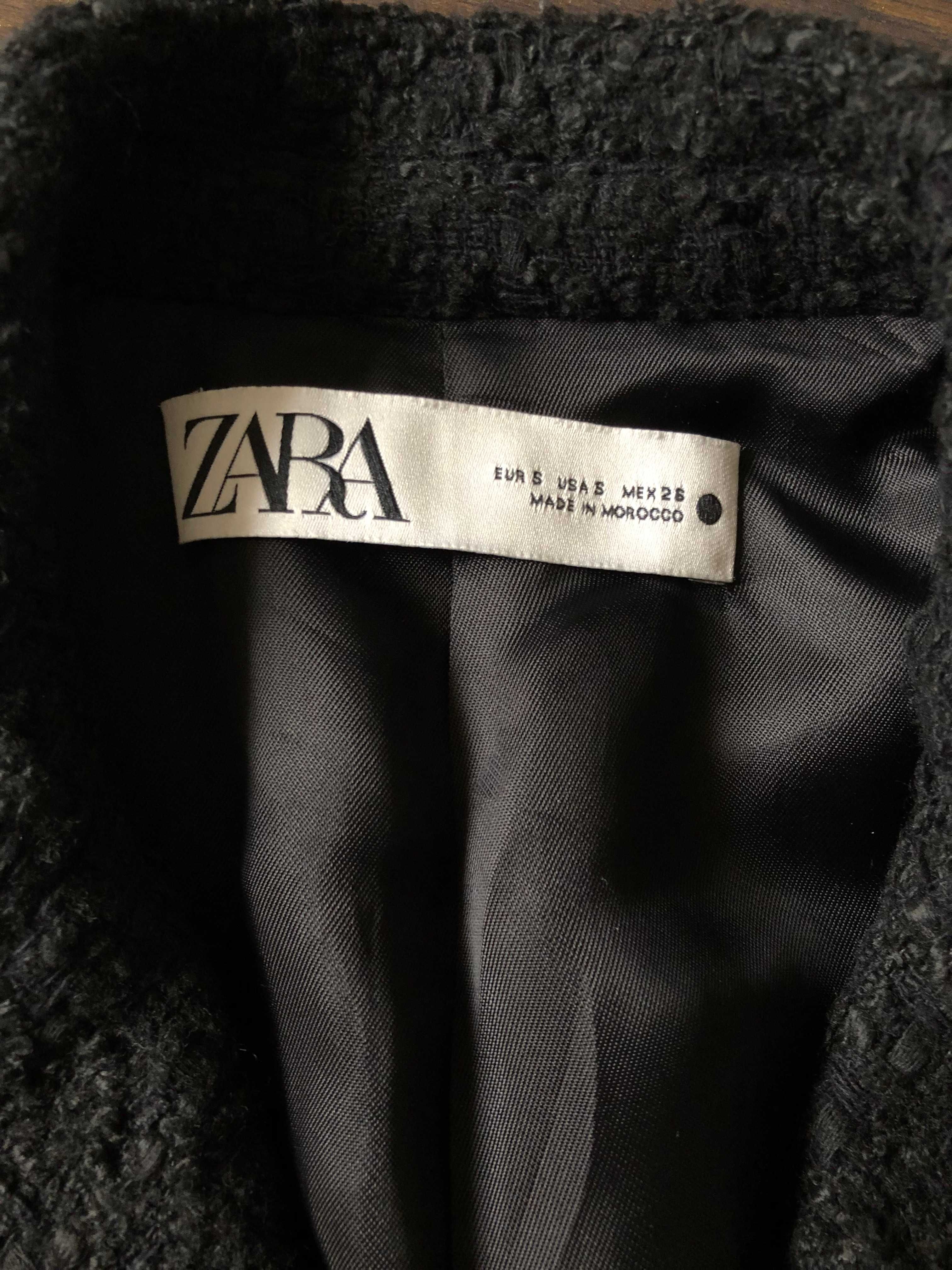 Дамско двуредно късо сако ZARA