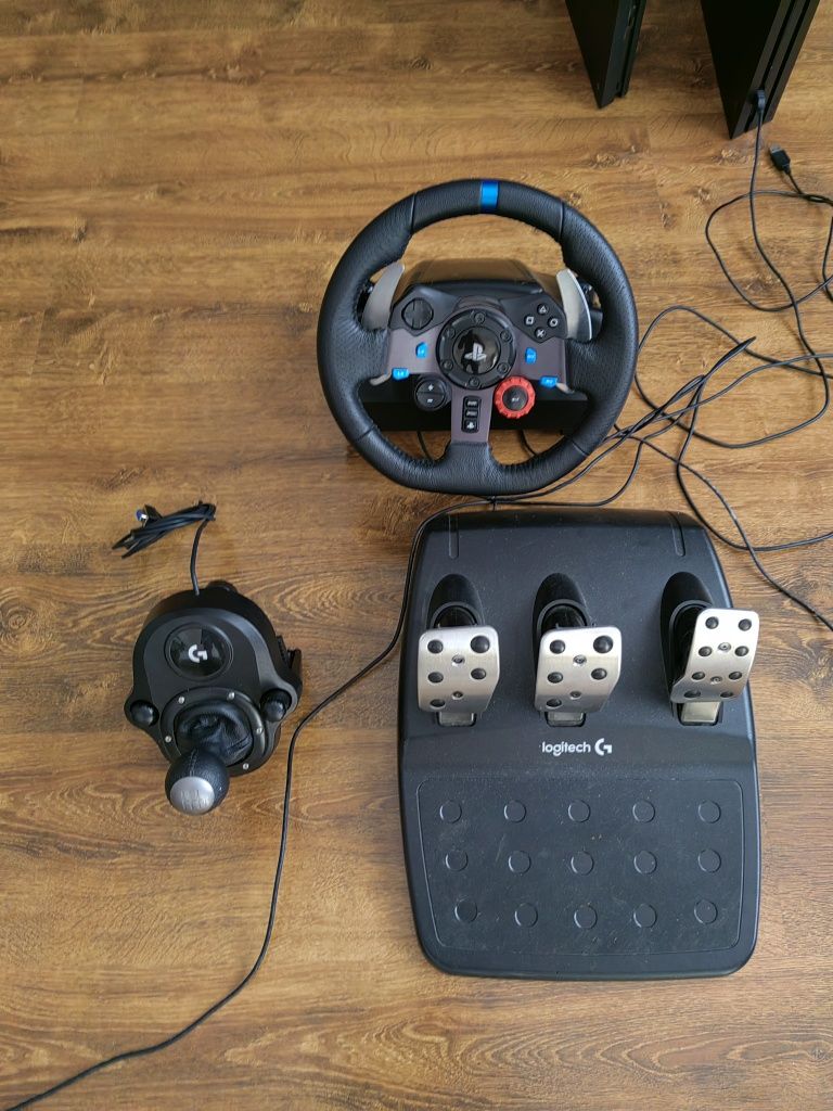 Volan Logitech G29 complet pedale schimbător viteze PS 3 4 5