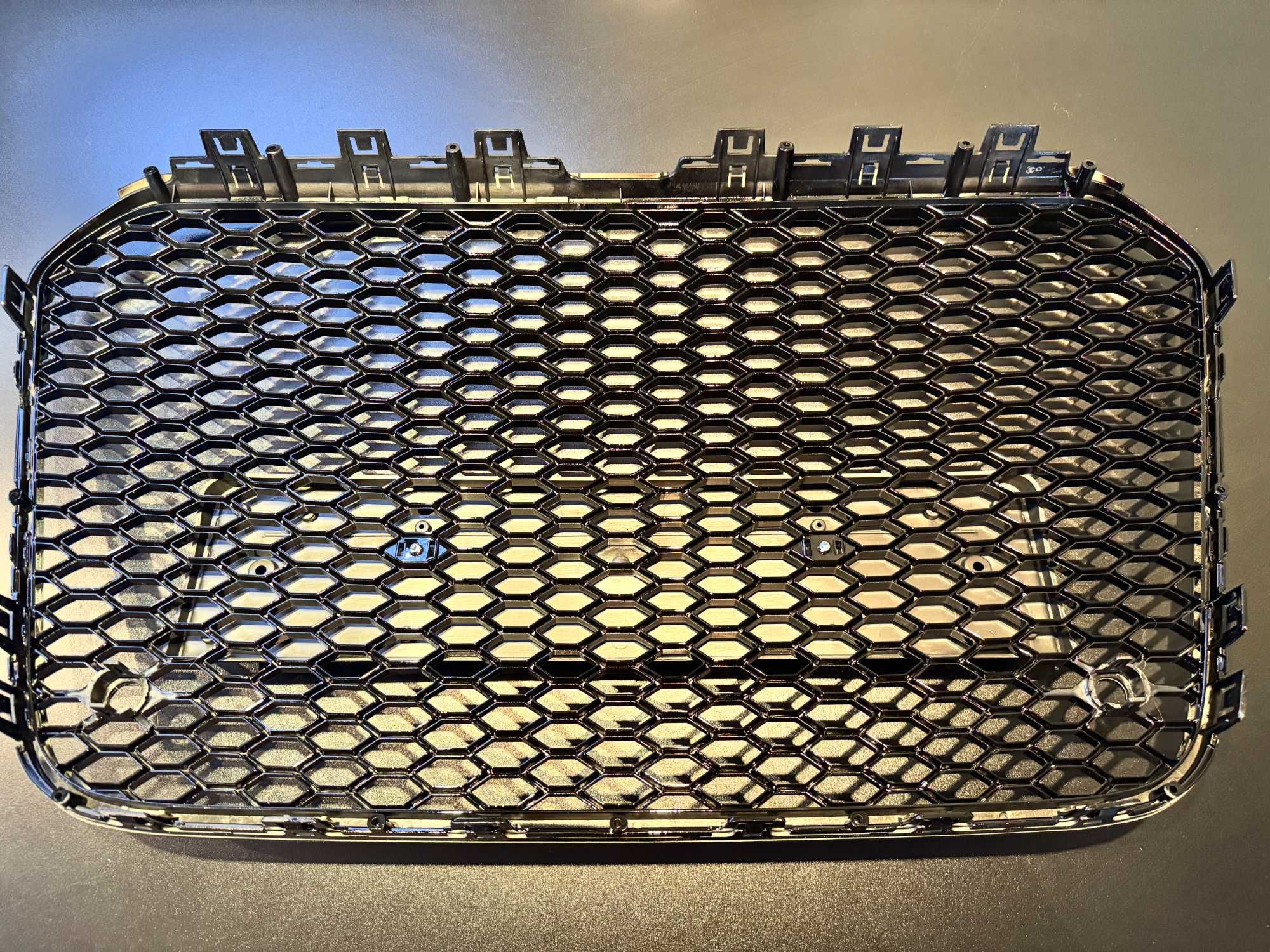 Grila Centrala Fagure Audi A6 C7 4G (2011-2014) Negru Lucios