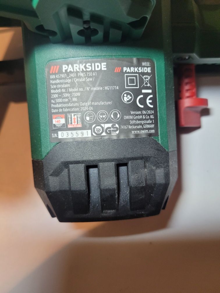 Циркуляр Parkside PHKS 750 A1