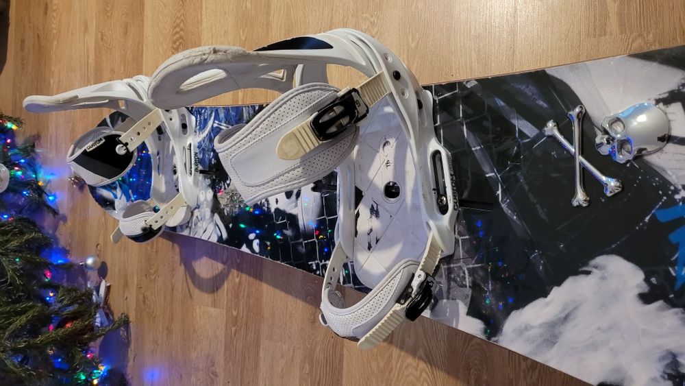 Placa snowboard Burton Channel 152 cu legături Burton Custom EST