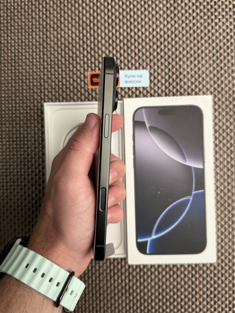 НОВ!512Gb *ЛИЗИНГ* iPhone 16 Pro Max Black Titanium / Гаранция