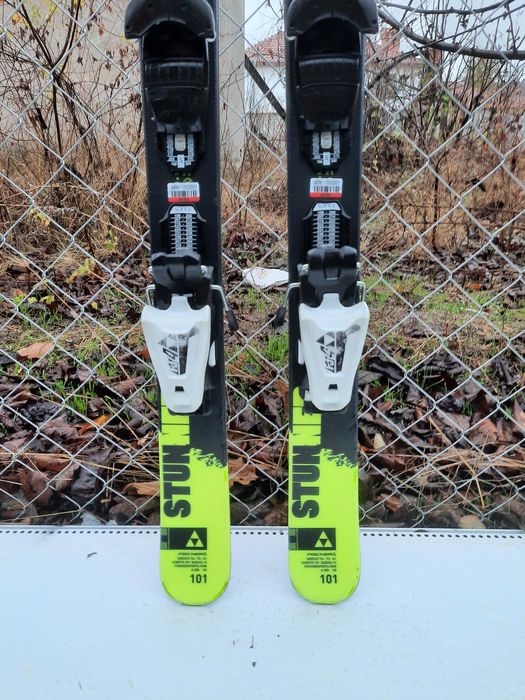 Карвинг детски ски  Fischer STUNNER blackyellow  101см