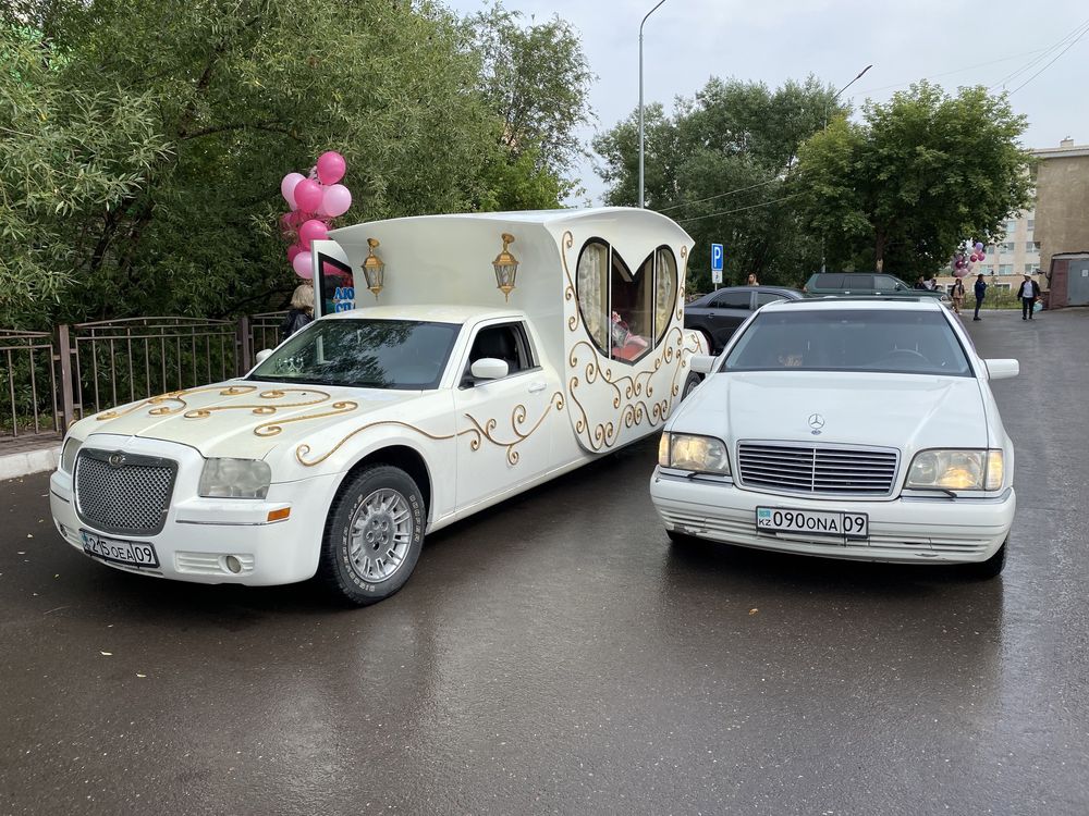 Прокат карета лимузин аренда  кареты   выписка свадьба свадебное авто