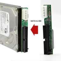 Адаптер за SATA 3.5"/ 2.5" твърд диск към PATA / IDE кабел