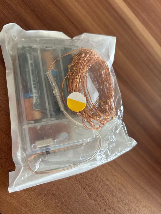 Коледни лампички за пердета