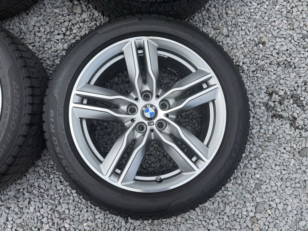Jante BMW style 570 M 18 original X1 F48 X2 F39 anvelope Pirelli 5-7mm