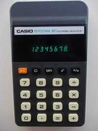 Calculator CASIO Personal M-1, HL-807 vintage Japan