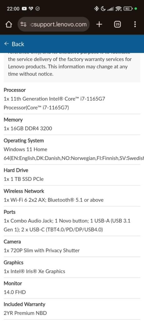 Lenovo Yoga 7 14ITL5