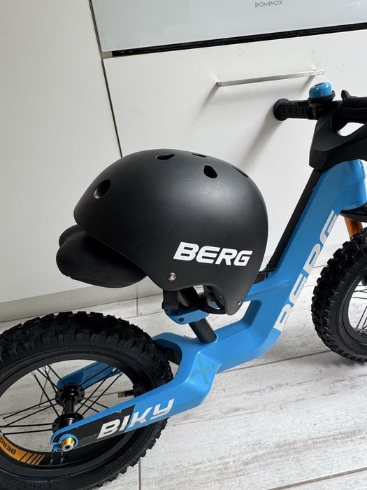 Bicicleta fara pedale BERG Biky Cross Albastru cu Frana de Mana
