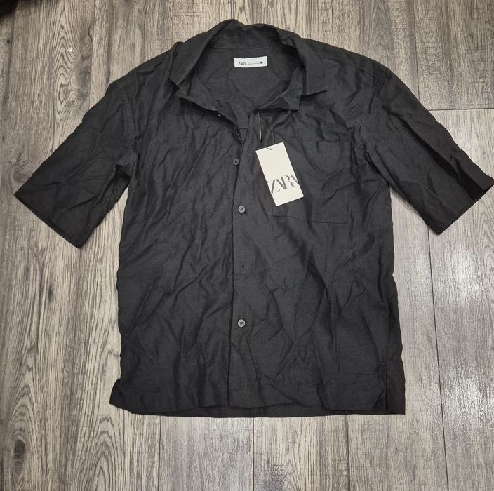 Zara Лятна Мъжка Риза Черна S