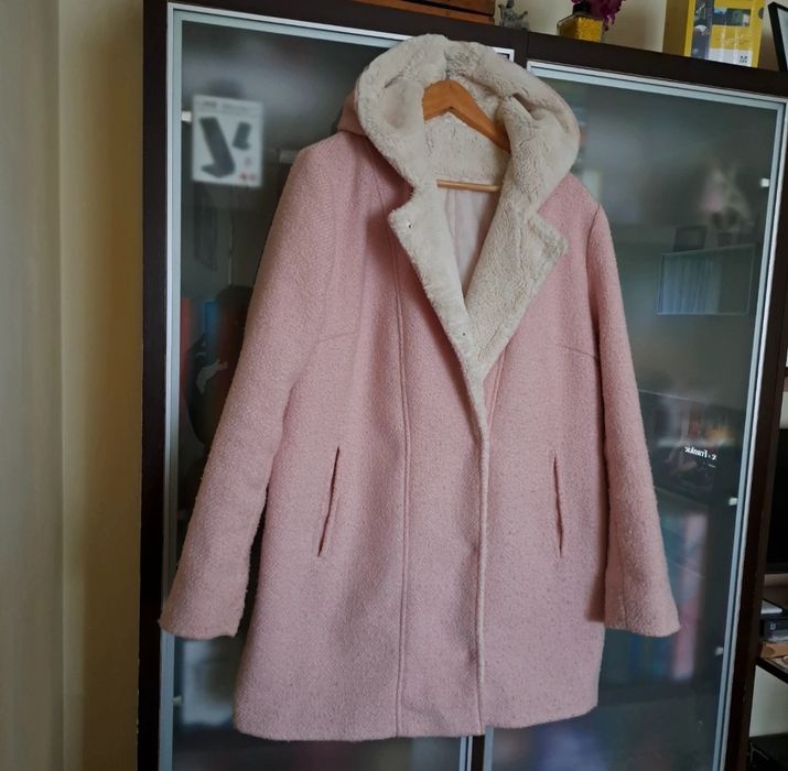 Palton gros cu blanita