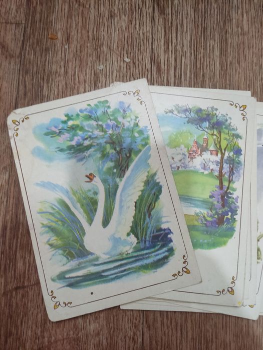 Ретро открытки"Гадкий утёнок"