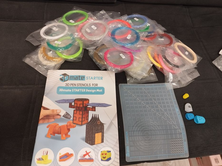 Pachet 3D Pen The Italian Home + set extins de filamente 110m