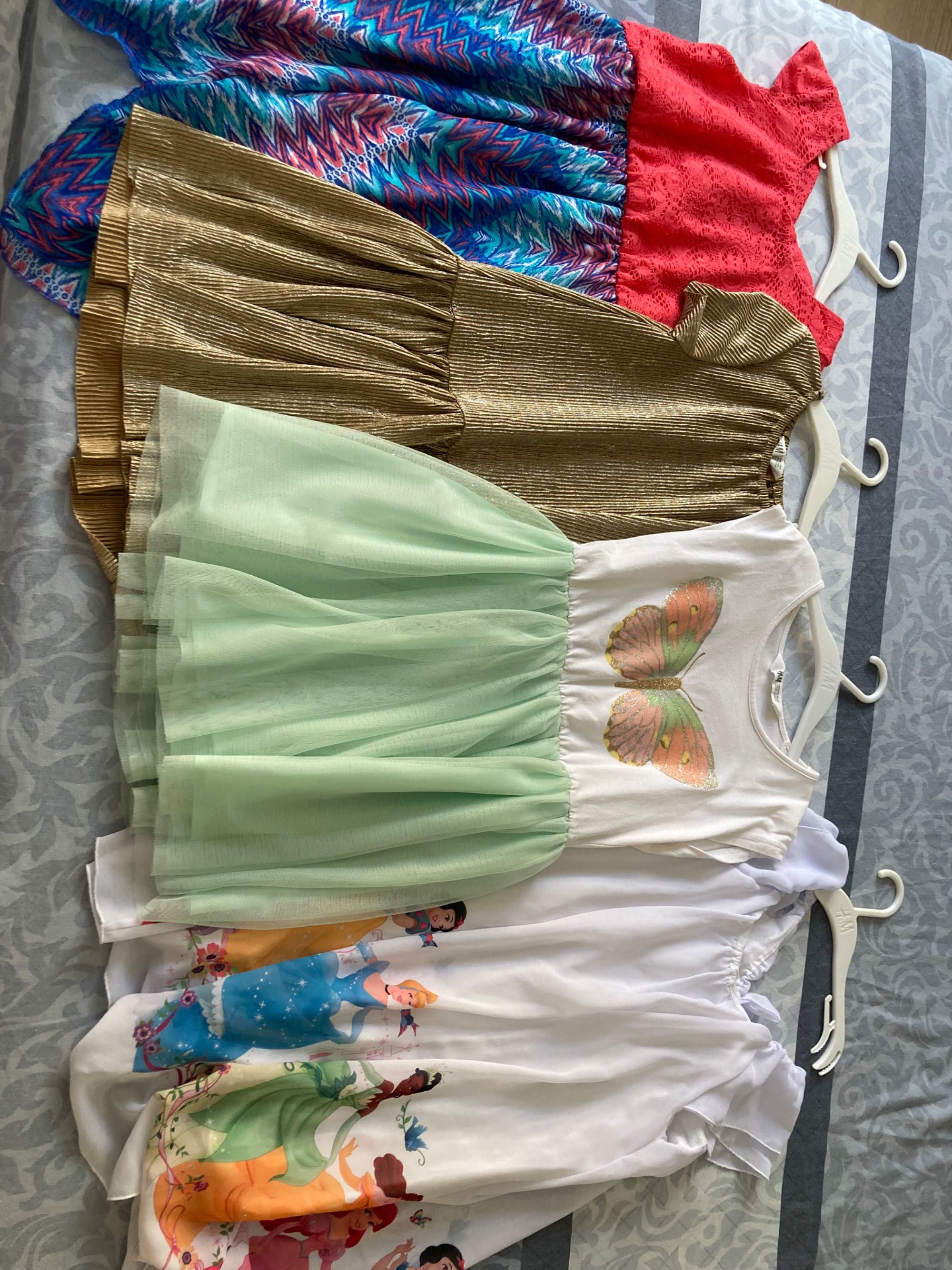 Рокли  7-8 години летни и зимни-H&M,MNG,Boboli,NATHKIDS