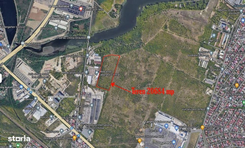 Teren intravilan 20.683 mp LAC STRAULESTI sect 1