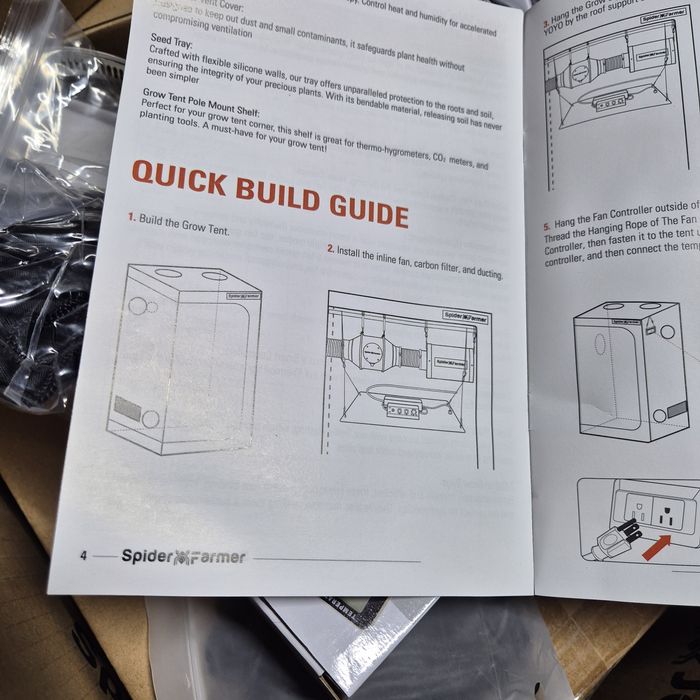 Професионален Комплект за отглеждане на растения Spider Farmer New EVO