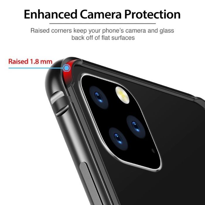 Husa / Bumper aluminiu + rama silicon pt iPhone XR / 11 Pro