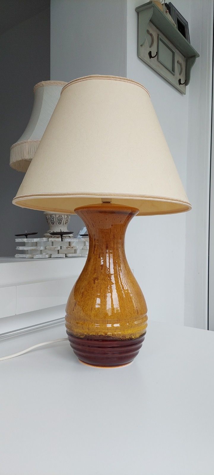 Lampa veioza vintage colectie ceramica Danemarca 1960