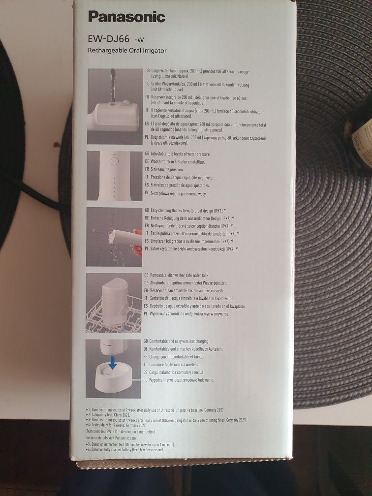Oferta Irigator bucal PANASONIC Ultrasonic 5 viteze,